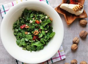roka tulum peyniri ceviz salata